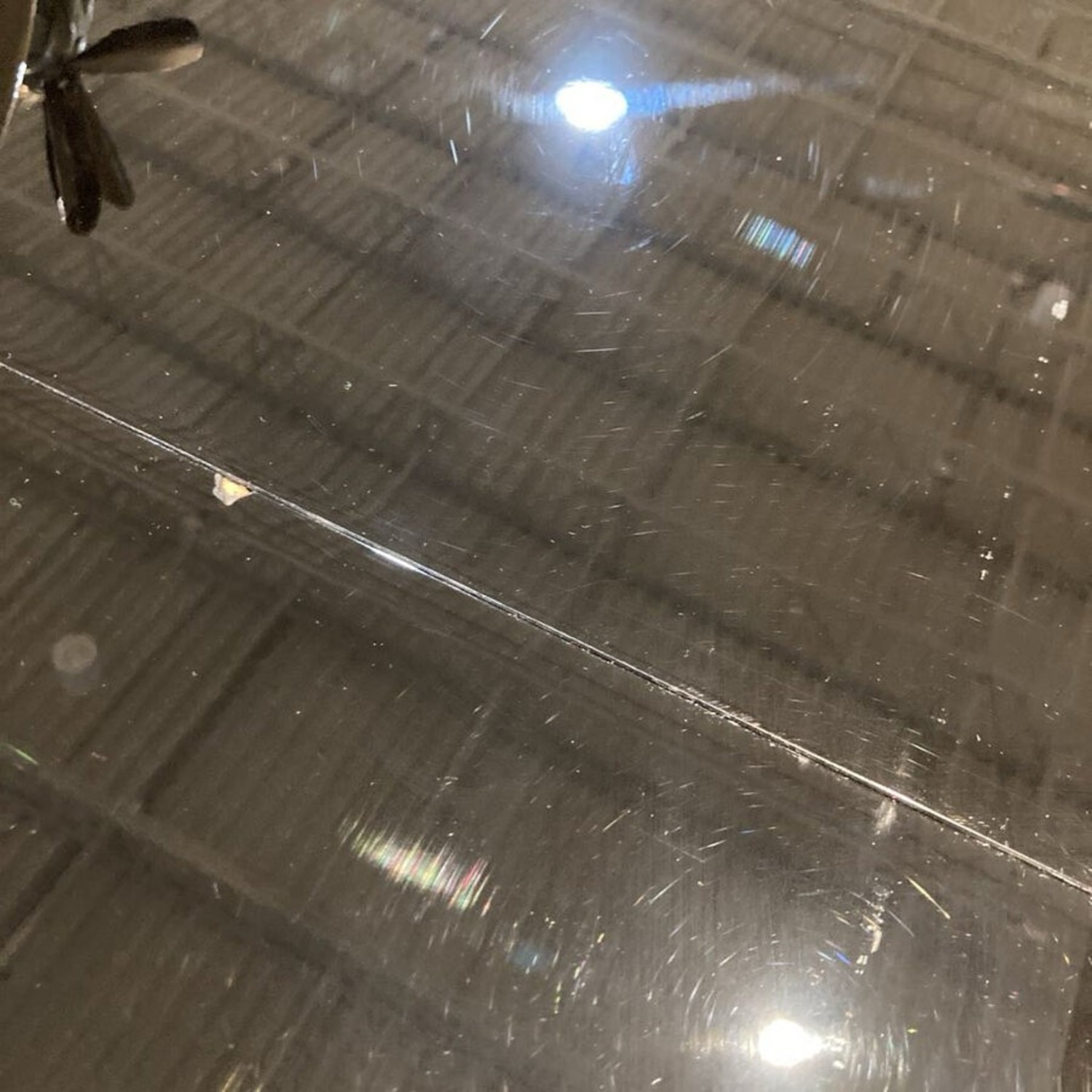 Modern Rectangular Lacquer w 19.5" Leaf Table - image-6