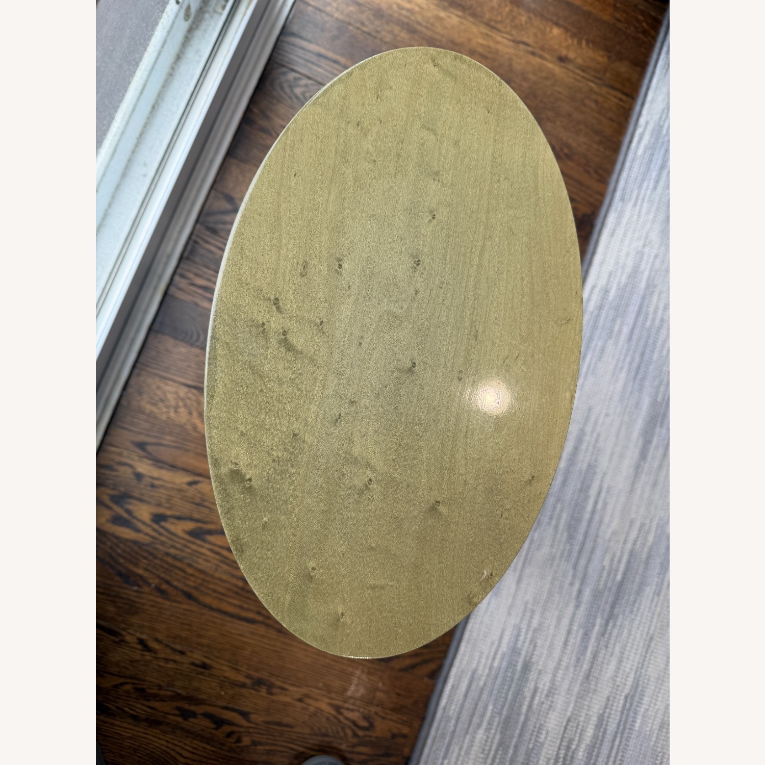 Interlude Home Oval Green Side Table - image-1