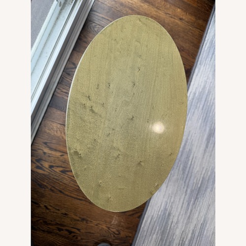 Used Interlude Home Oval Green Side Table for sale on AptDeco