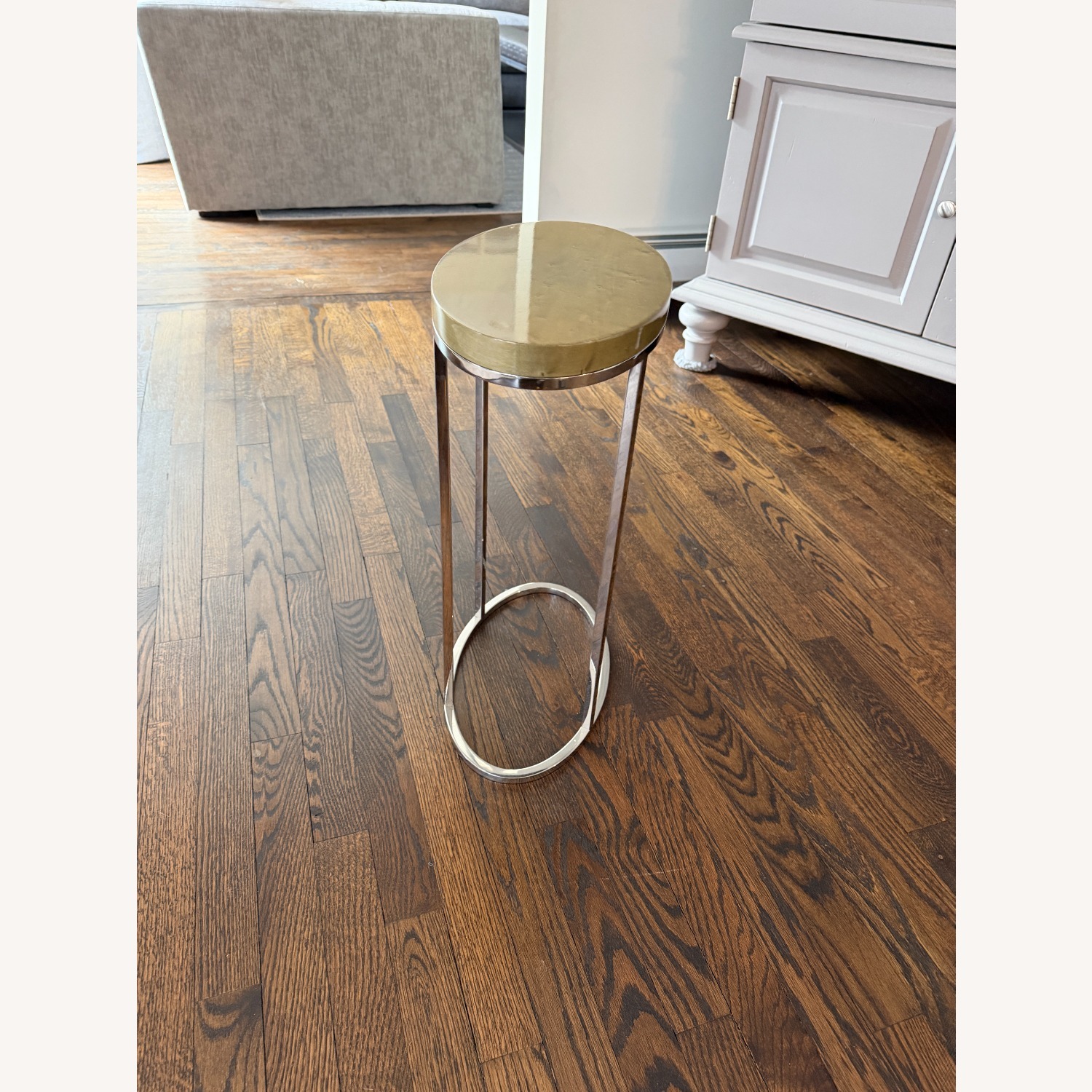 Interlude Home Oval Green Side Table - image-3