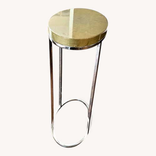 Used Interlude Home Oval Green Side Table for sale on AptDeco