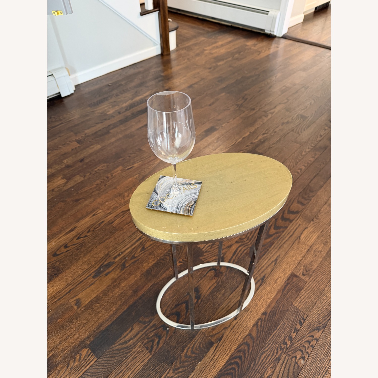 Interlude Home Oval Green Side Table - image-8