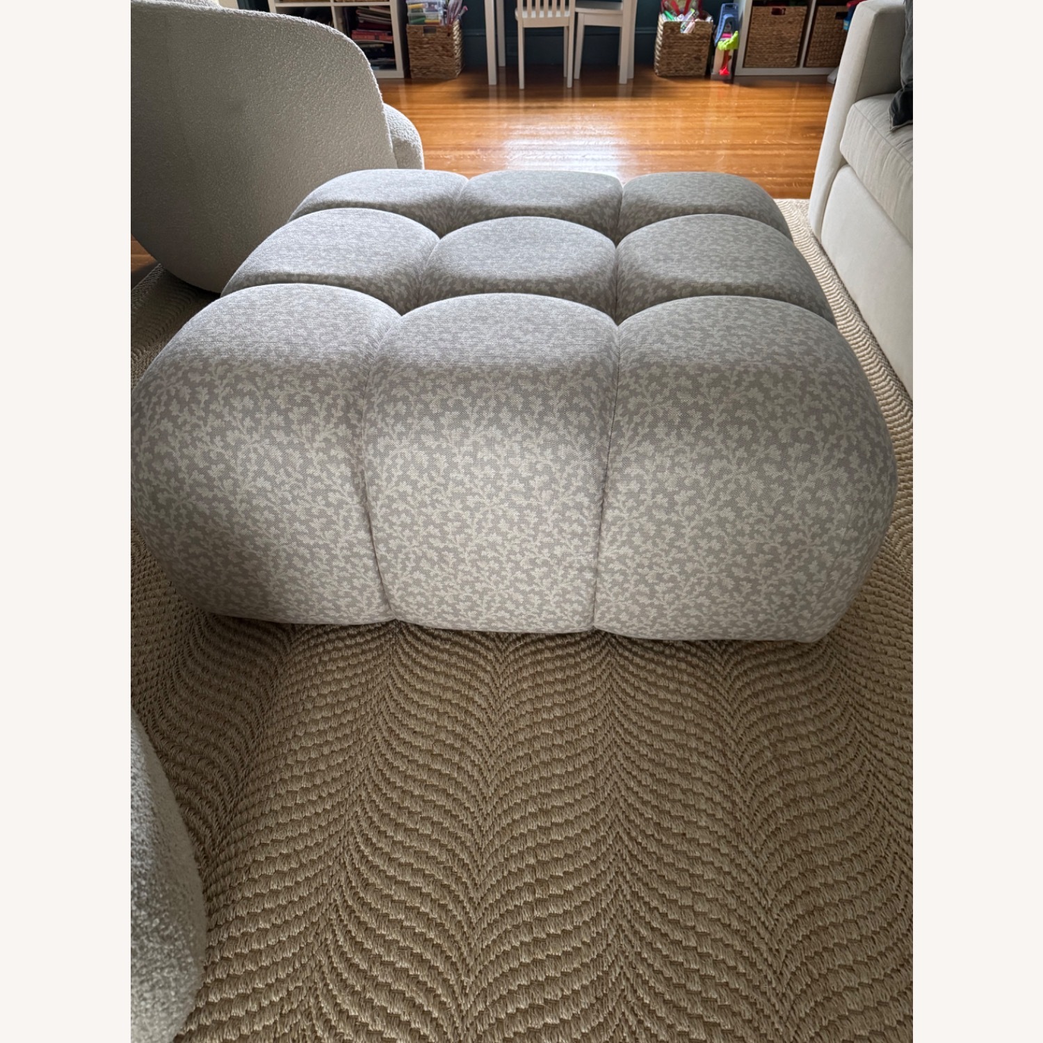 Anthropologie Kora Irena Tufted Ottoman - image-3