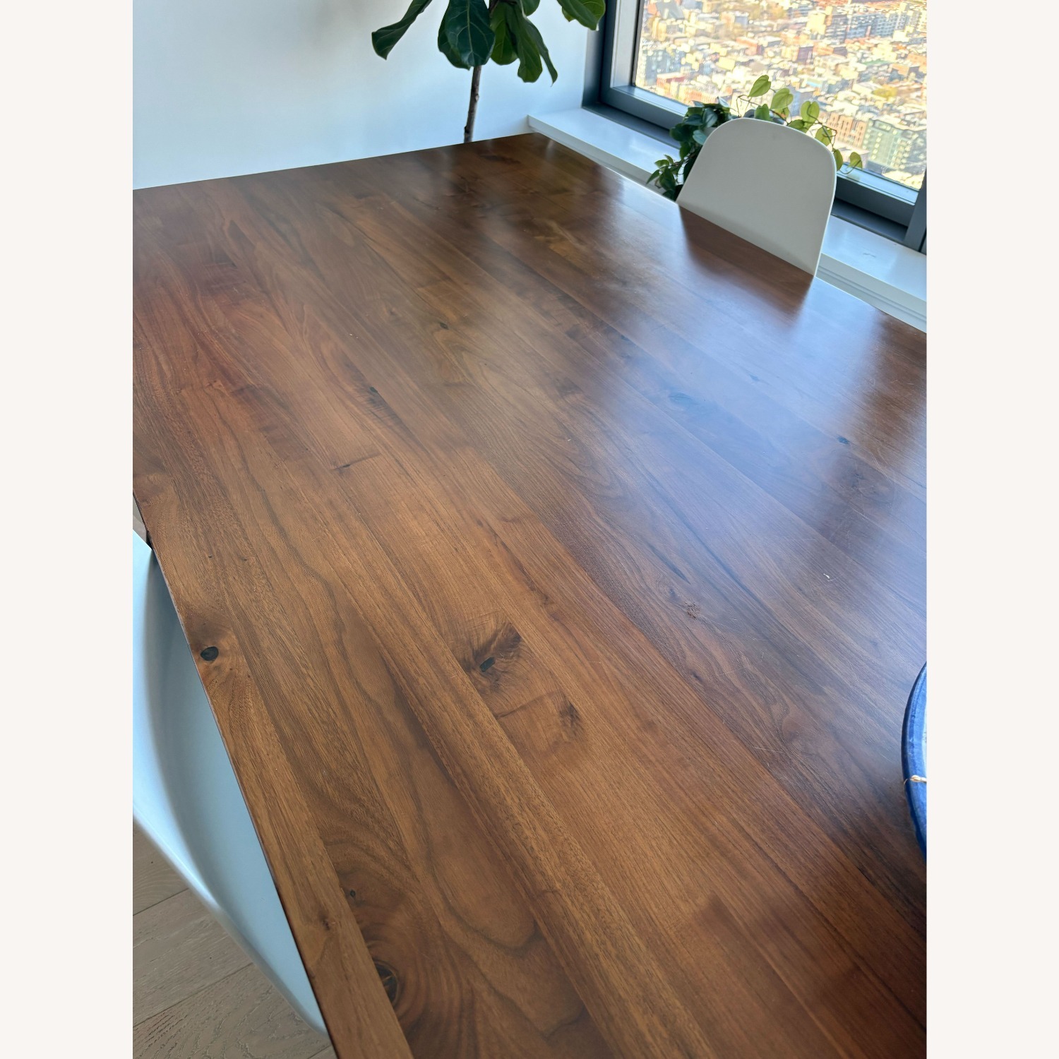 Article Seno Dark Brown Wood Dining Table - image-2