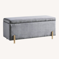 West Elm Mod Storage Bench (42” - Lagoon)