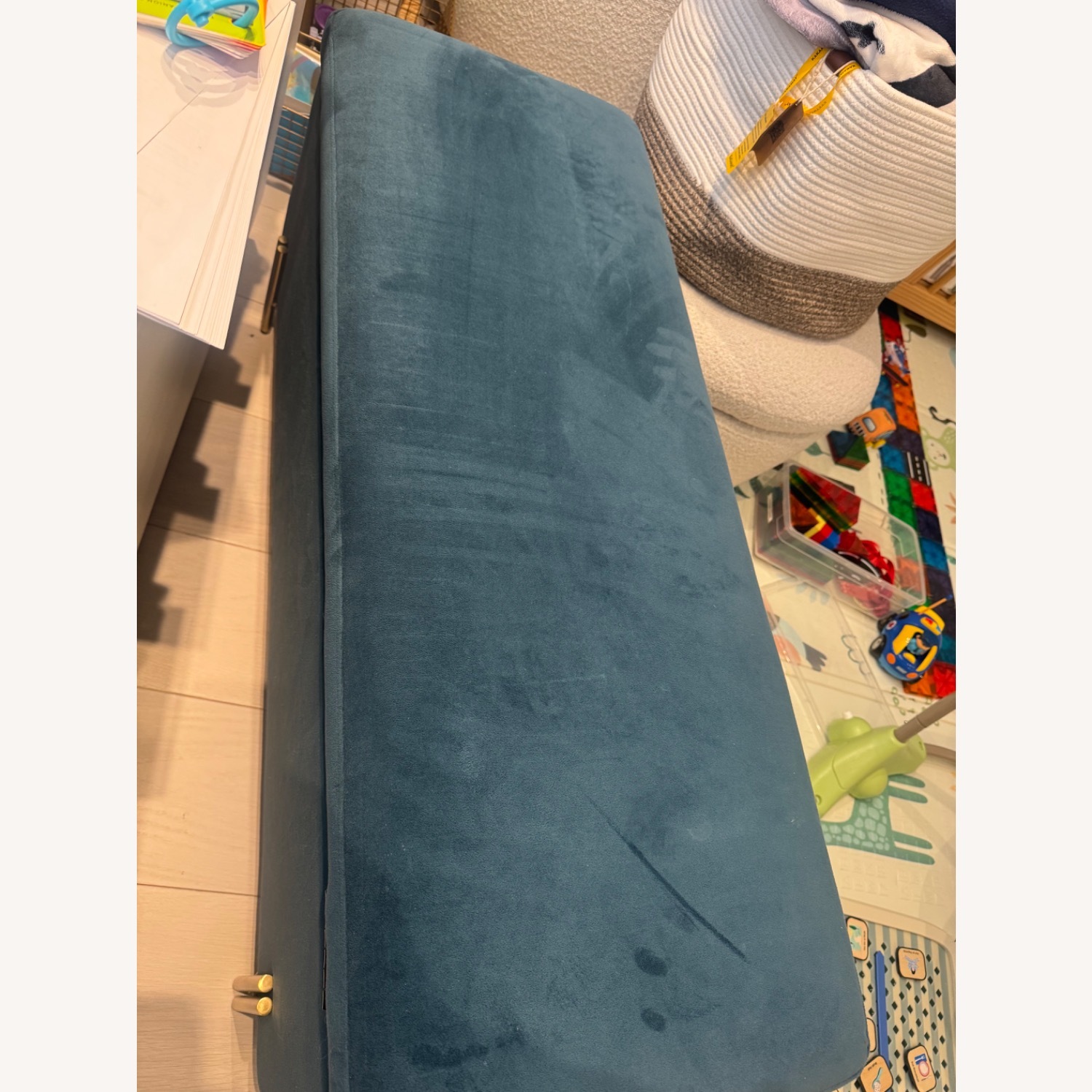 West Elm Mod Storage Bench (42” - Lagoon) - image-4