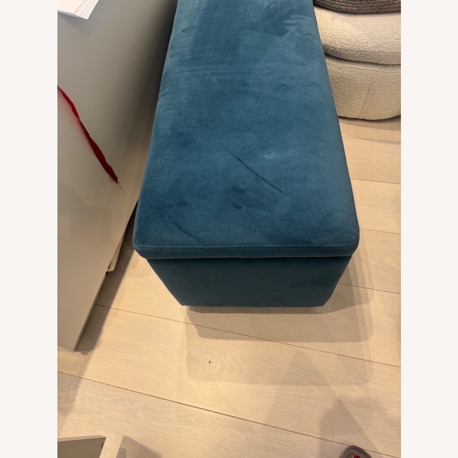 West Elm Mod Storage Bench (42” - Lagoon) - image-3