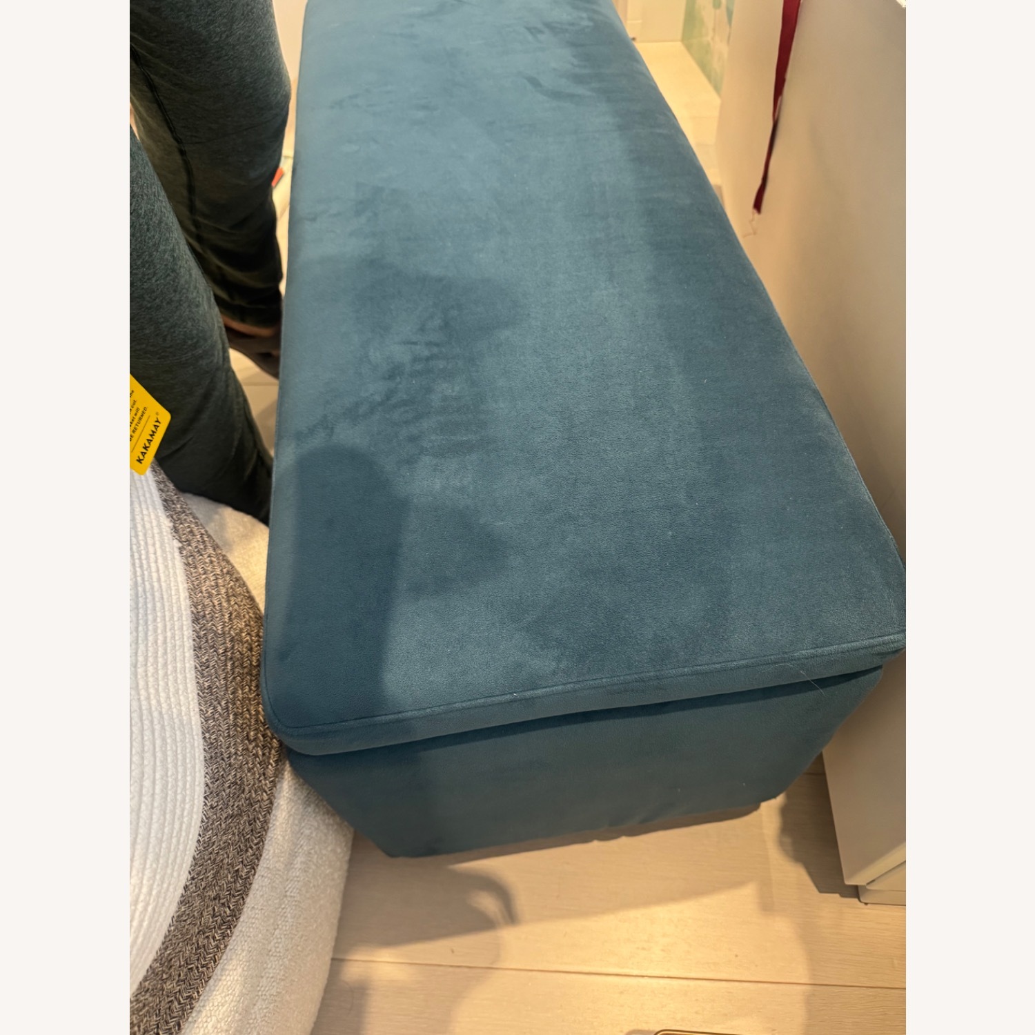 West Elm Mod Storage Bench (42” - Lagoon) - image-7