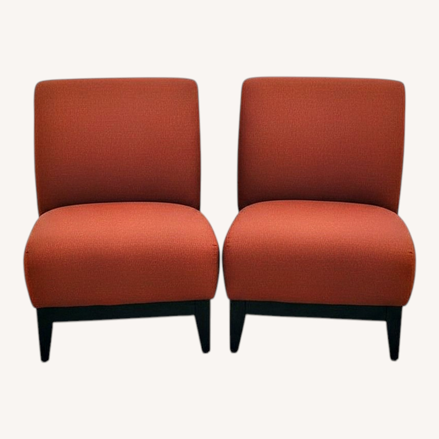 Mitchell Gold "Dr. Pitt" Armless Chairs - image-0
