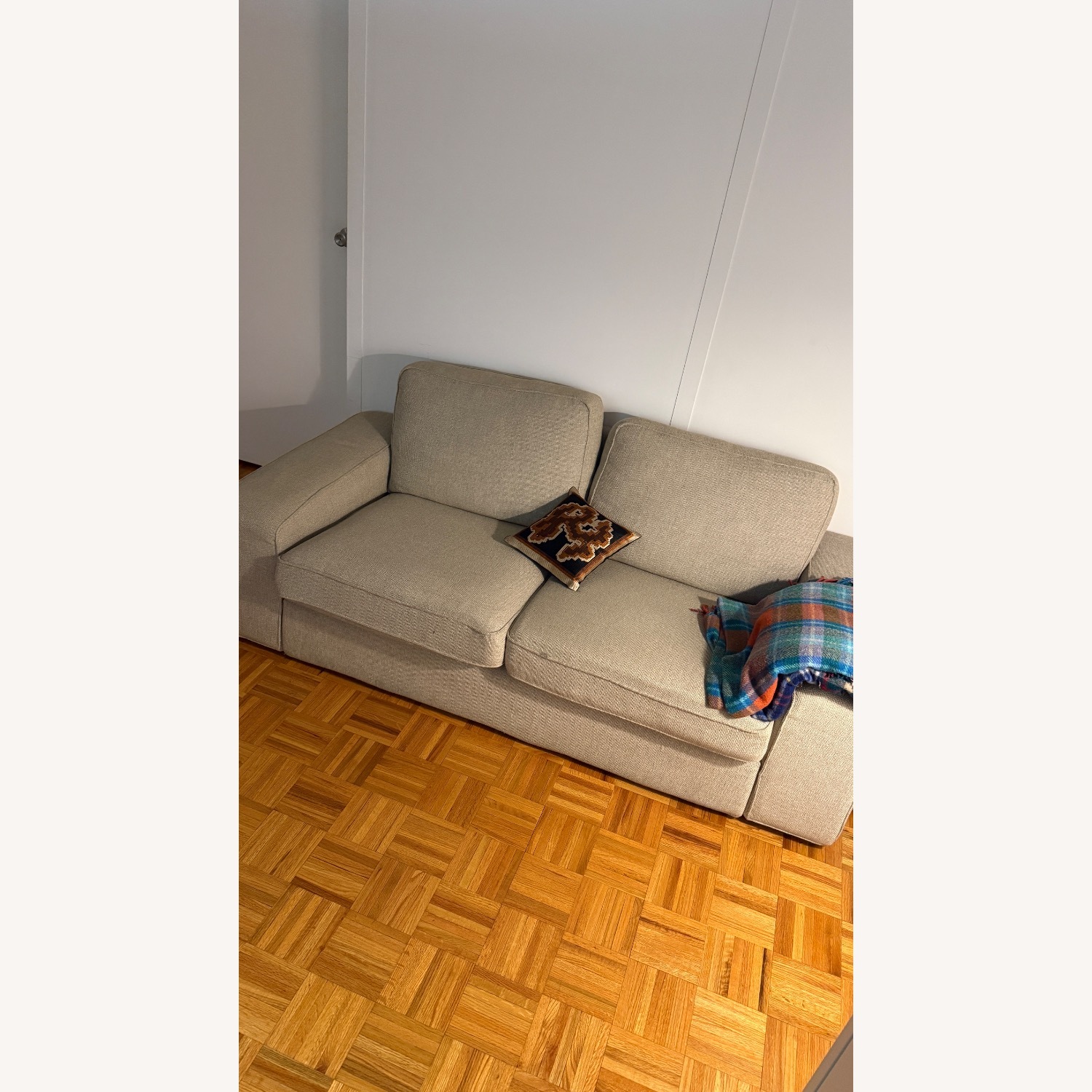 IKEA KIVIK Loveseat Beige Sofa  - image-1
