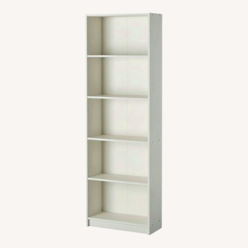 Used IKEA Gersby White Wood Bookcase for sale on AptDeco