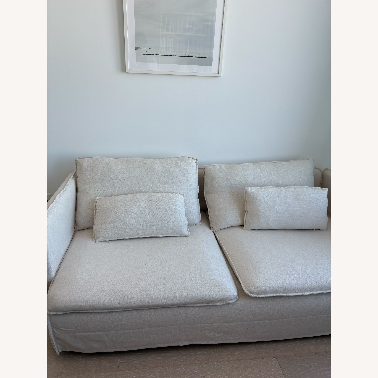 IKEA SÖDERHAMN Natural Fabric 2 Piece Sectional - image-3