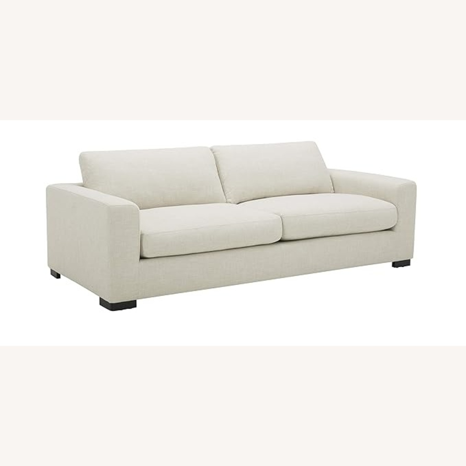 Amazon Stone & Beam Westview Extra Deep Down Filled Couch, 89"W Sofa, Cream - image-4