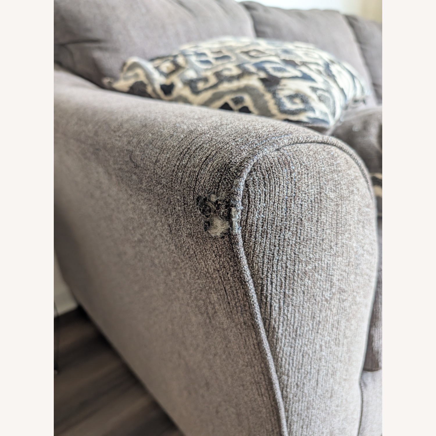 Ashley Furniture Nemoli Dark Gray 3+ Seater Sofa - image-3