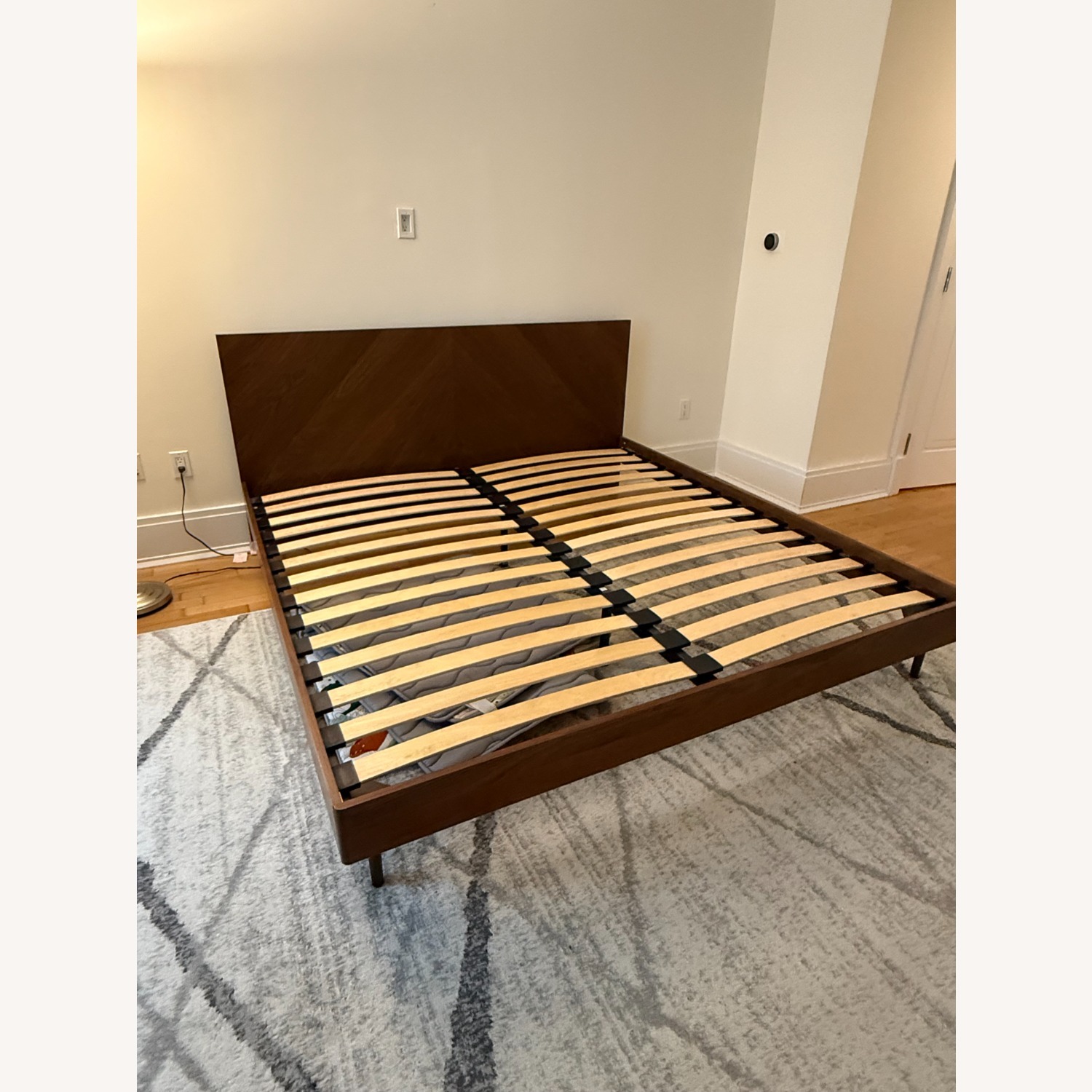 Article Dark Brown Wood King Bed - image-3