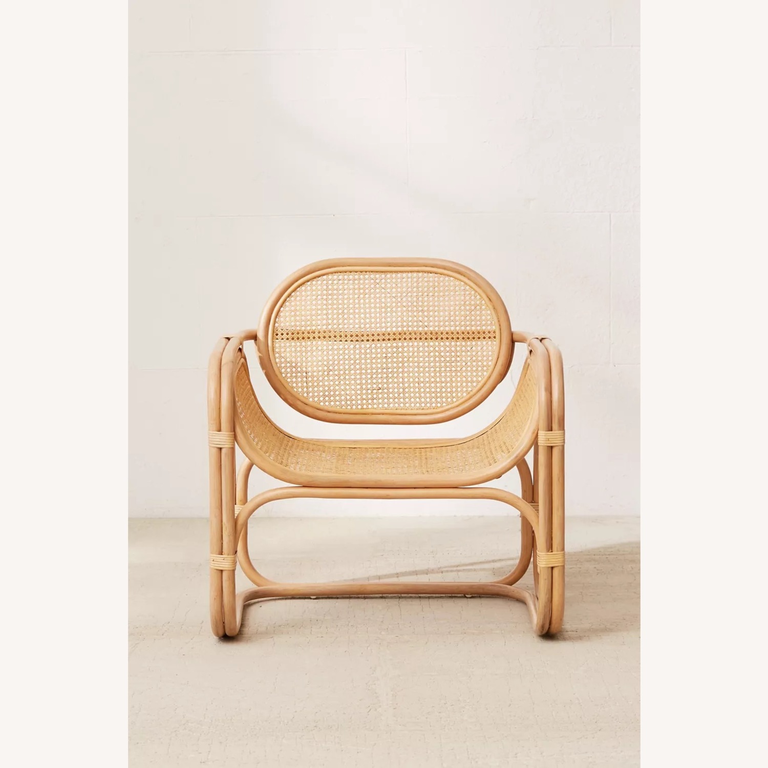 Urban Outfitters Marte Natural Rattan Armchair - image-1