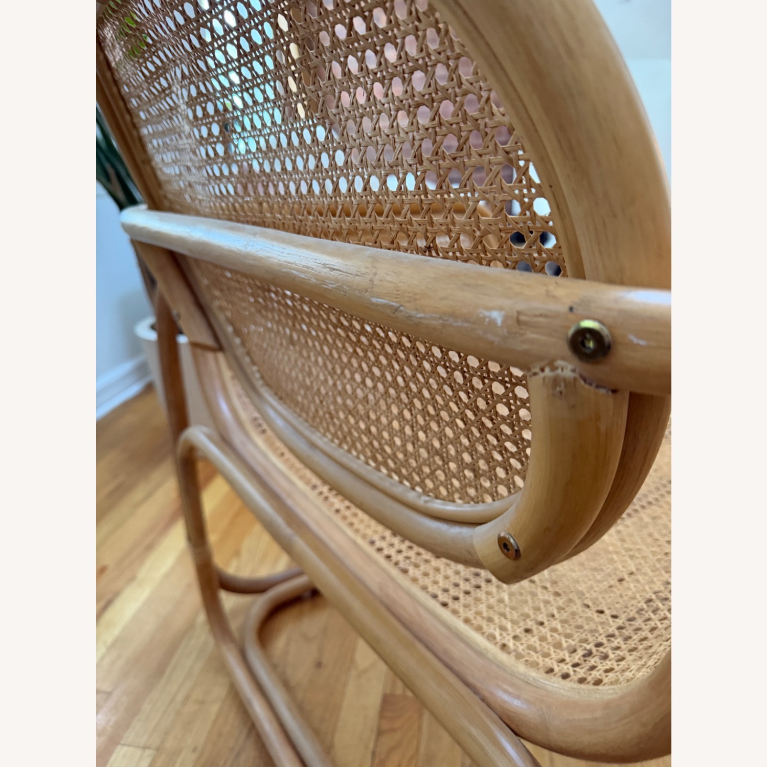 Urban Outfitters Marte Natural Rattan Armchair - image-5