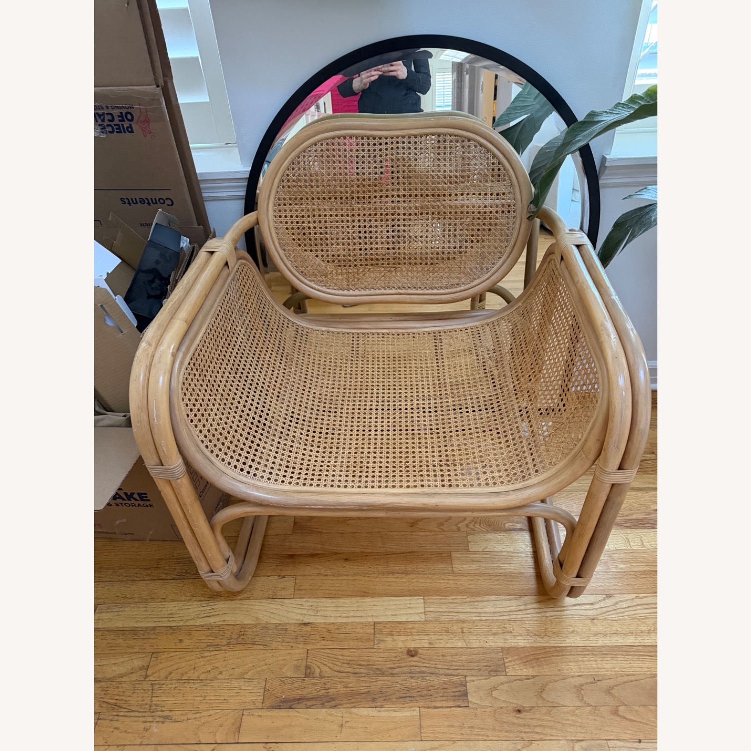 Urban Outfitters Marte Natural Rattan Armchair - image-4