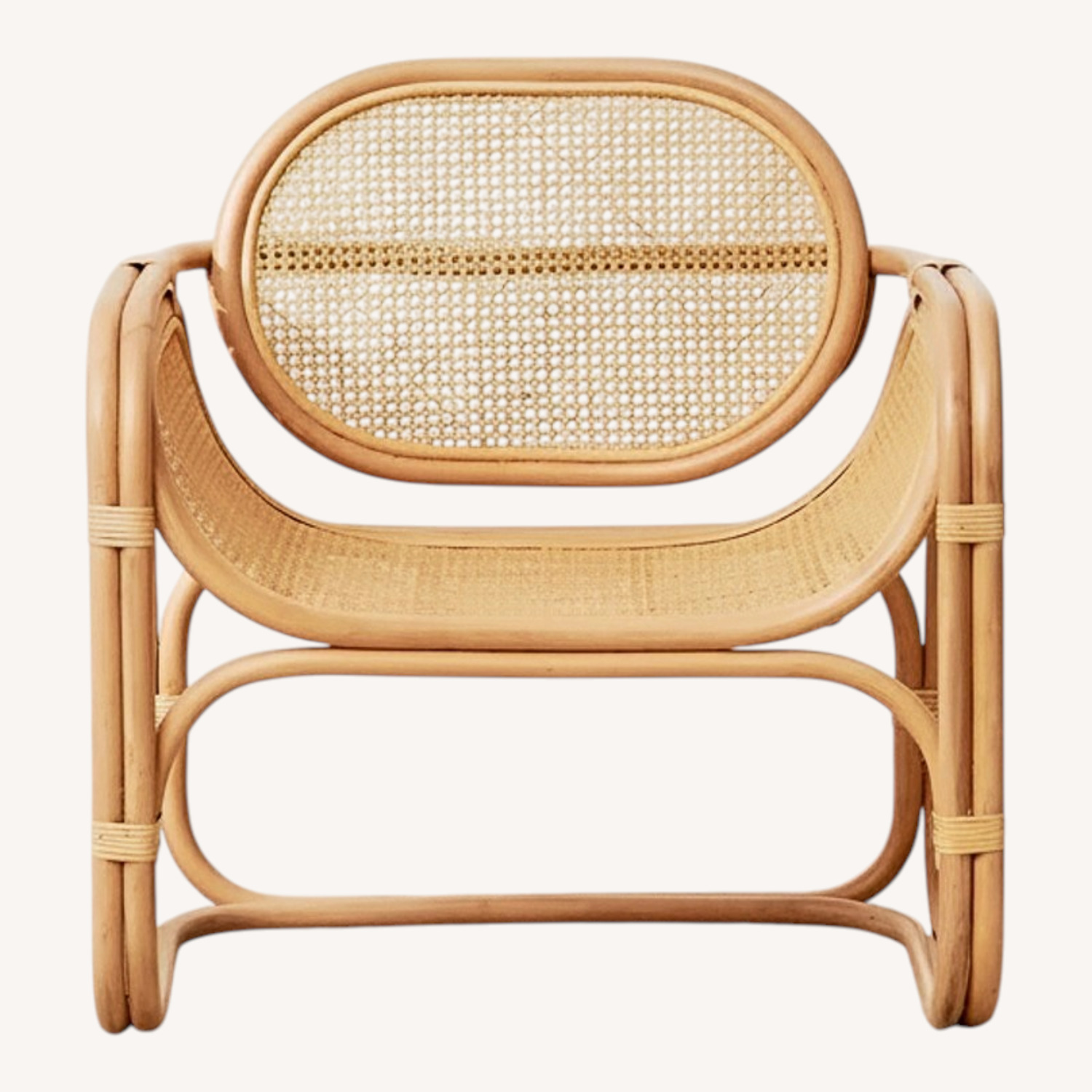 Urban Outfitters Marte Natural Rattan Armchair - image-0