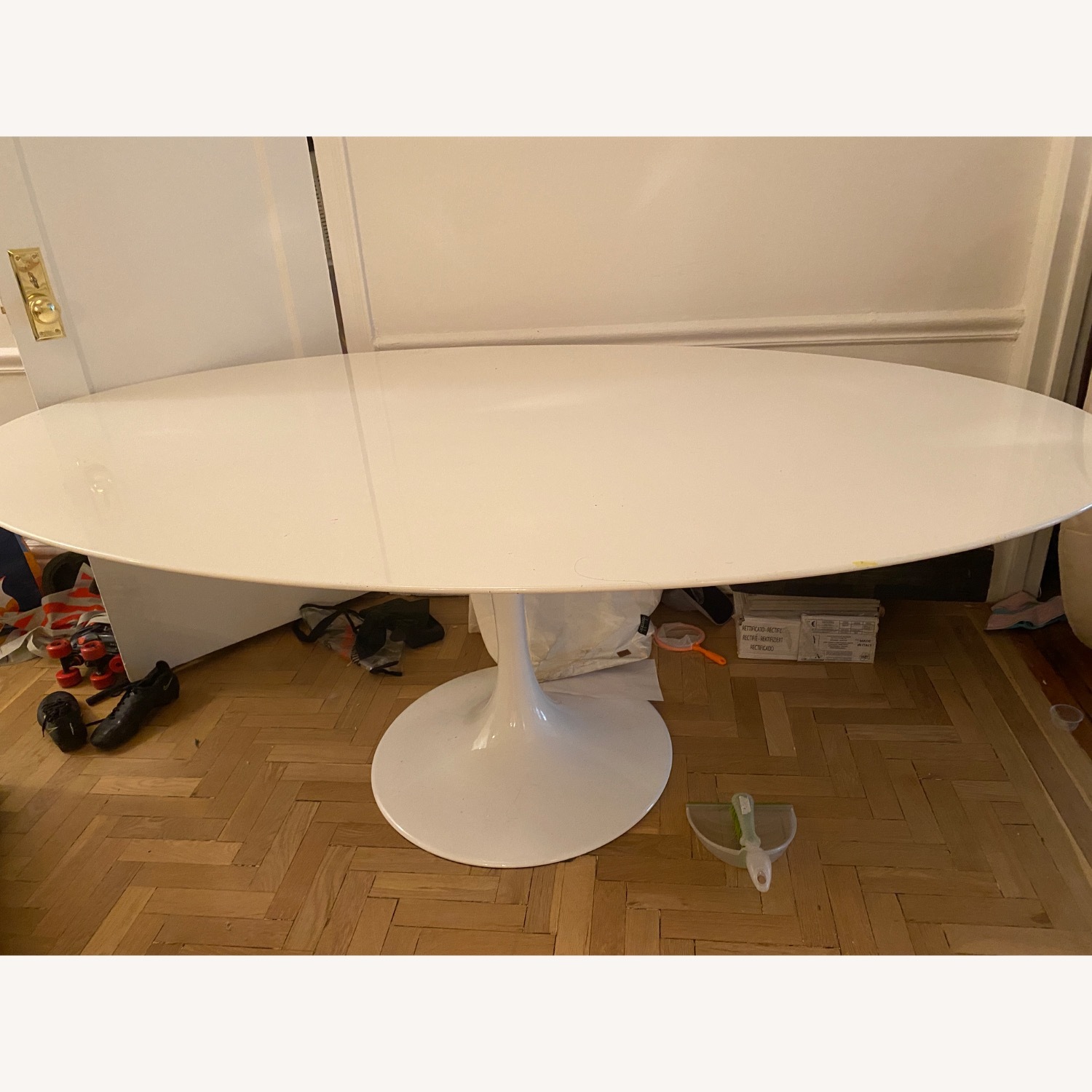 Modway Lippa White Dining Table - image-1