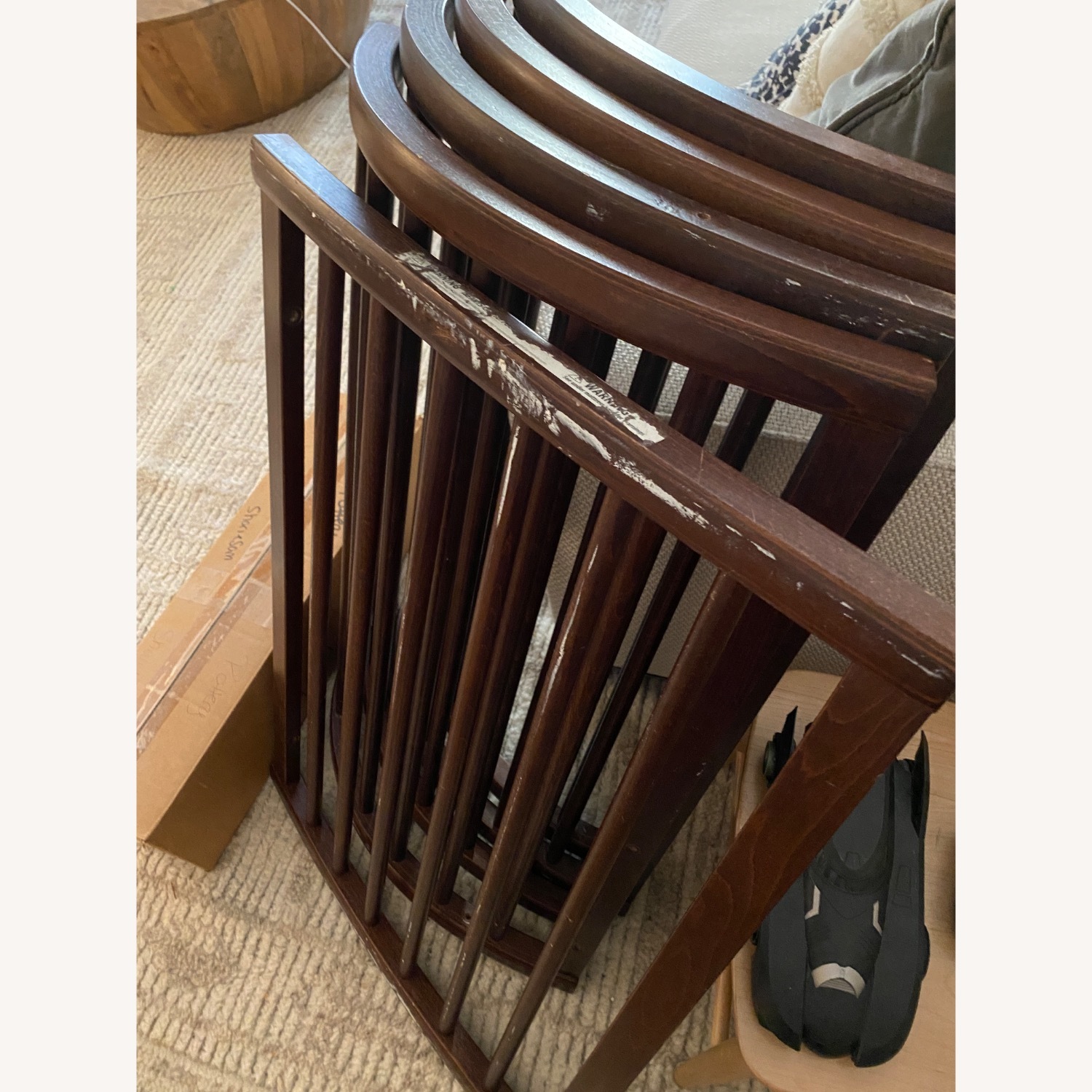 Stokke Sleepi Dark Brown Wood Crib w/Accessories - image-5