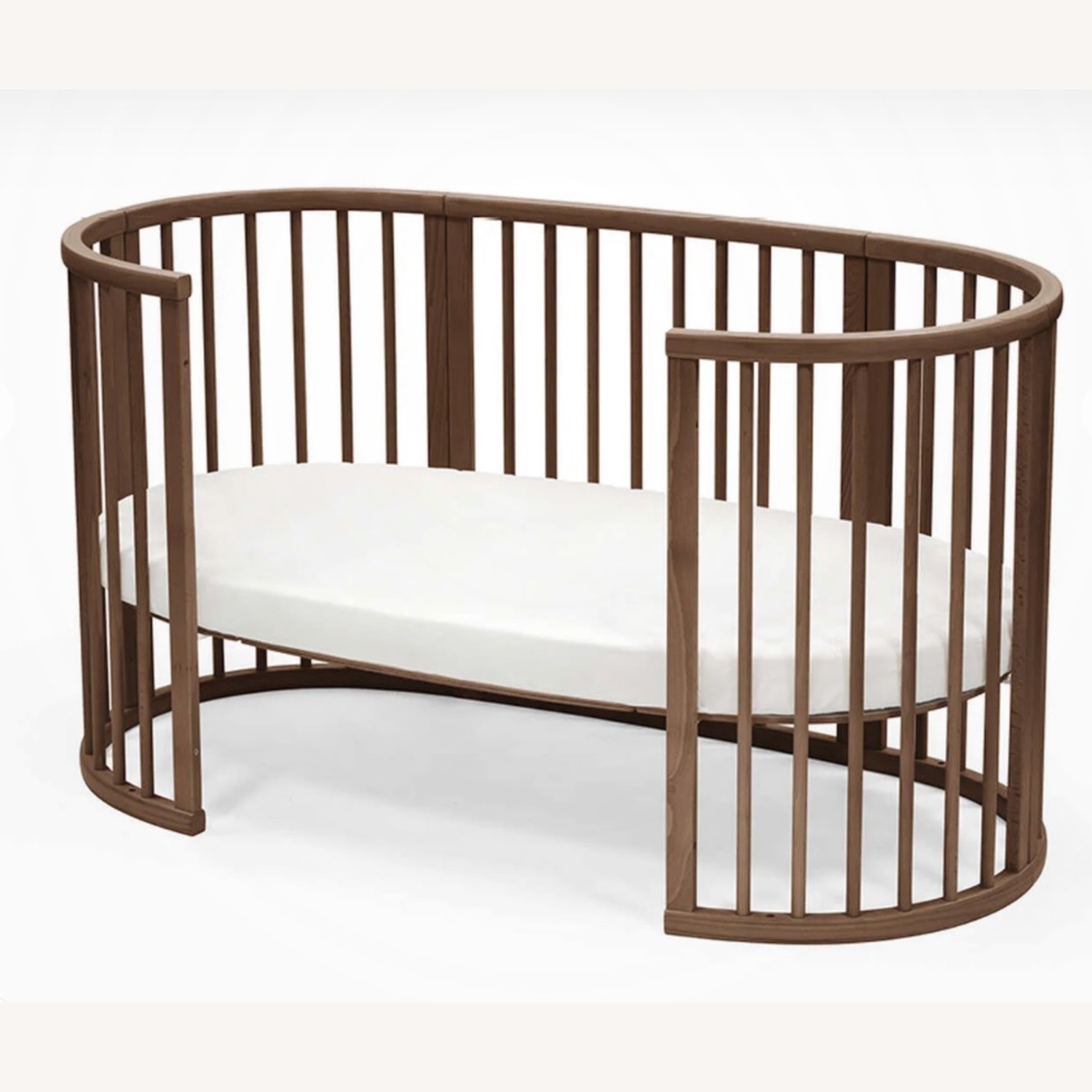 Stokke Sleepi Dark Brown Wood Crib w/Accessories - image-1