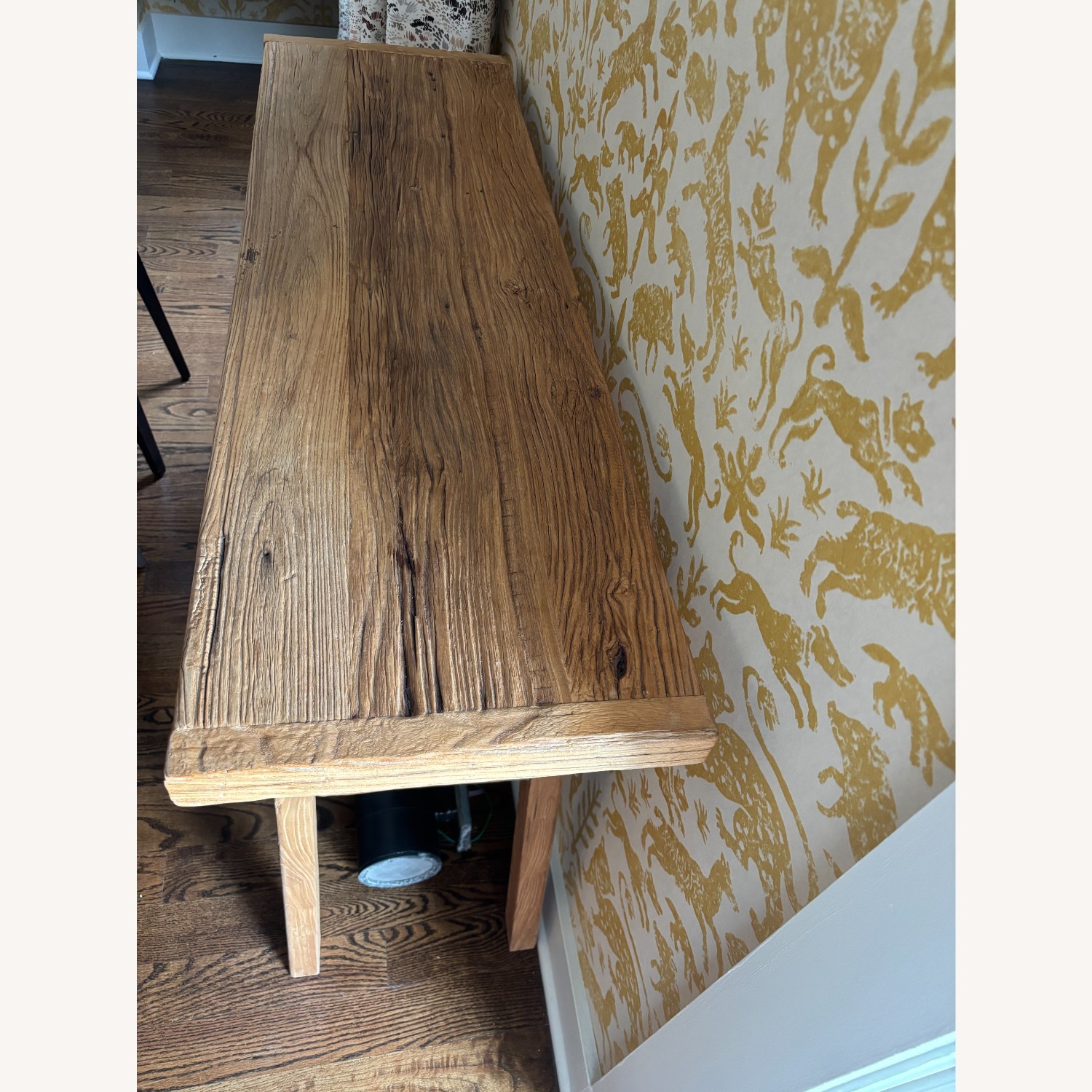 Reclaimed Natural Wood Side Table - image-4