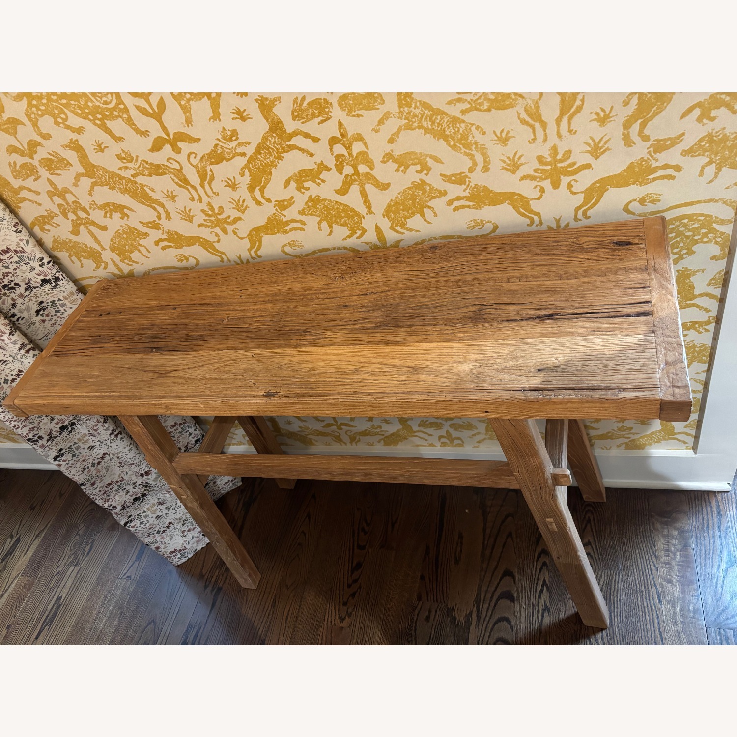 Reclaimed Natural Wood Side Table - image-1