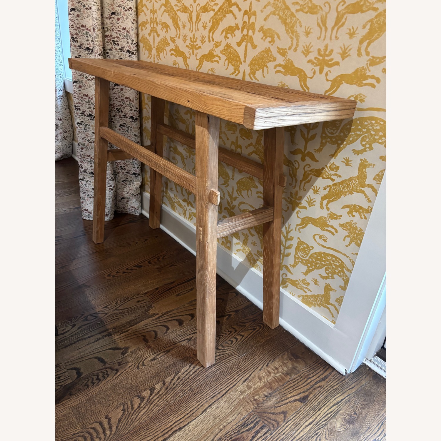 Reclaimed Natural Wood Side Table - image-2