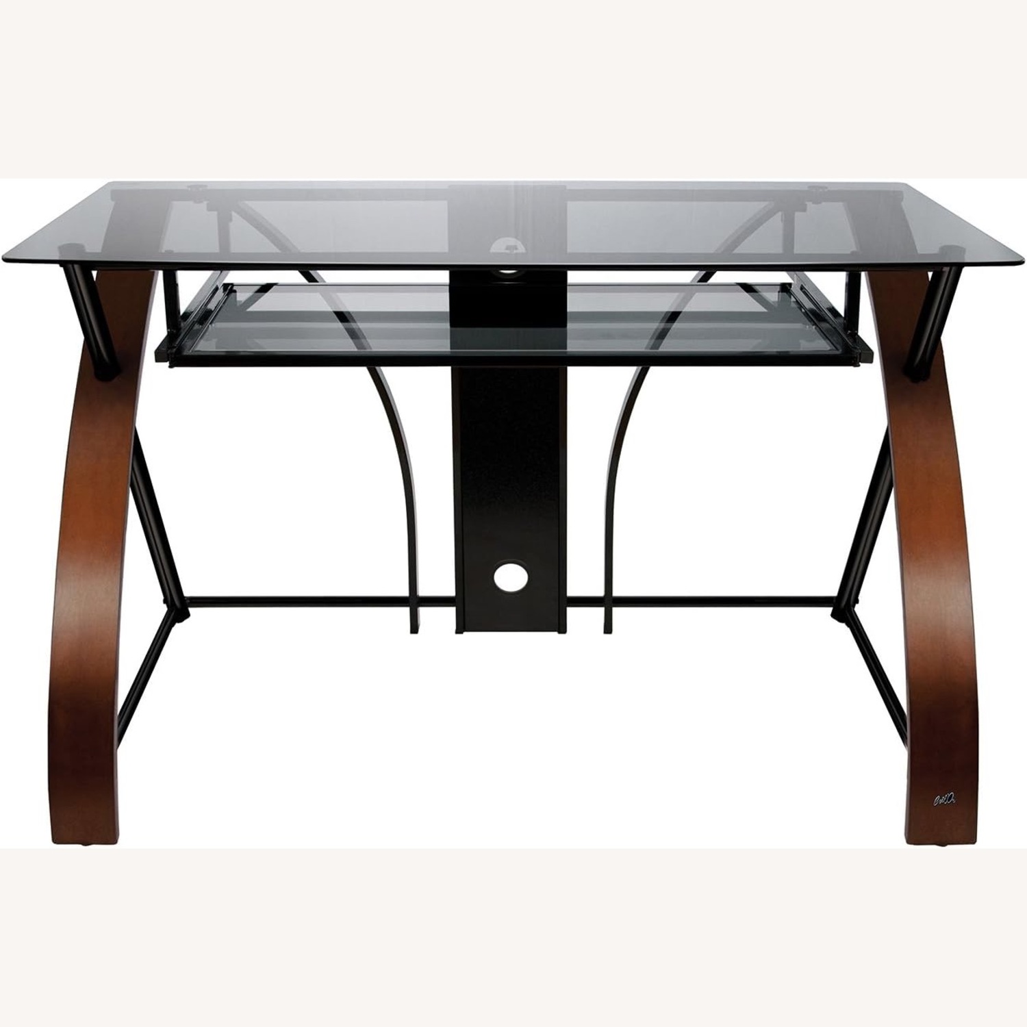 Bell'O Espresso/Black Computer DeskW KeyboardTray - image-5