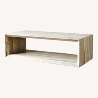 Williams Sonoma Pierre Travertine Coffee Table