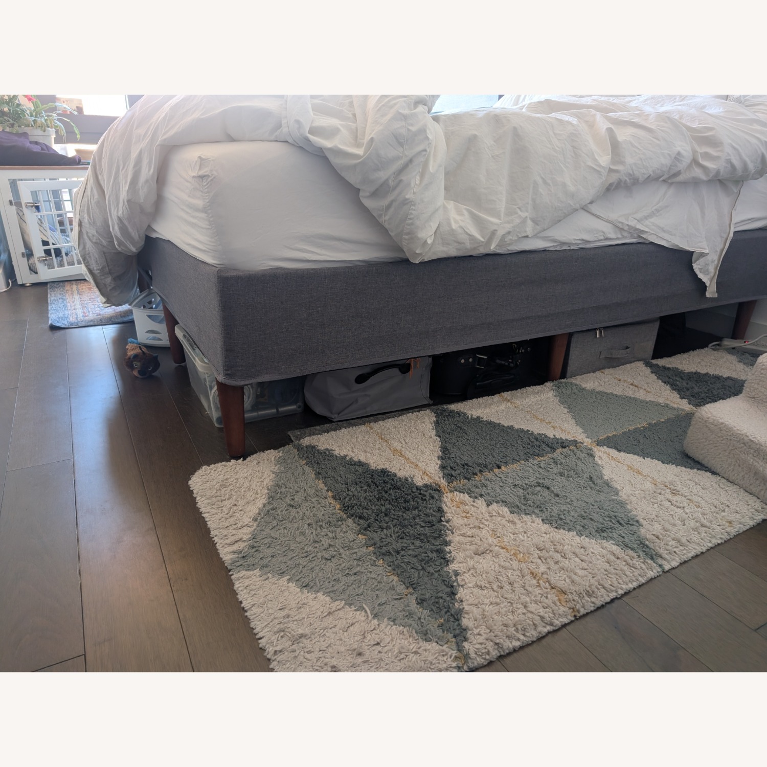 Purple Platform Bed Frame - image-3