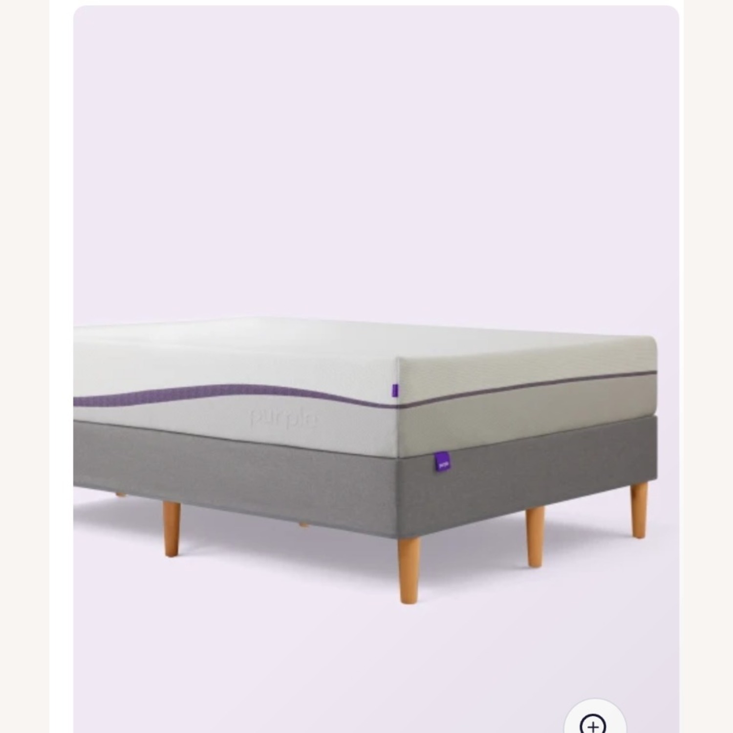 Purple Platform Bed Frame - image-1