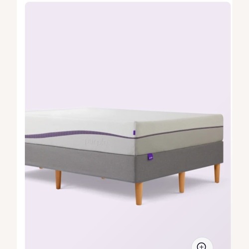 Used Purple Platform Bed Frame for sale on AptDeco