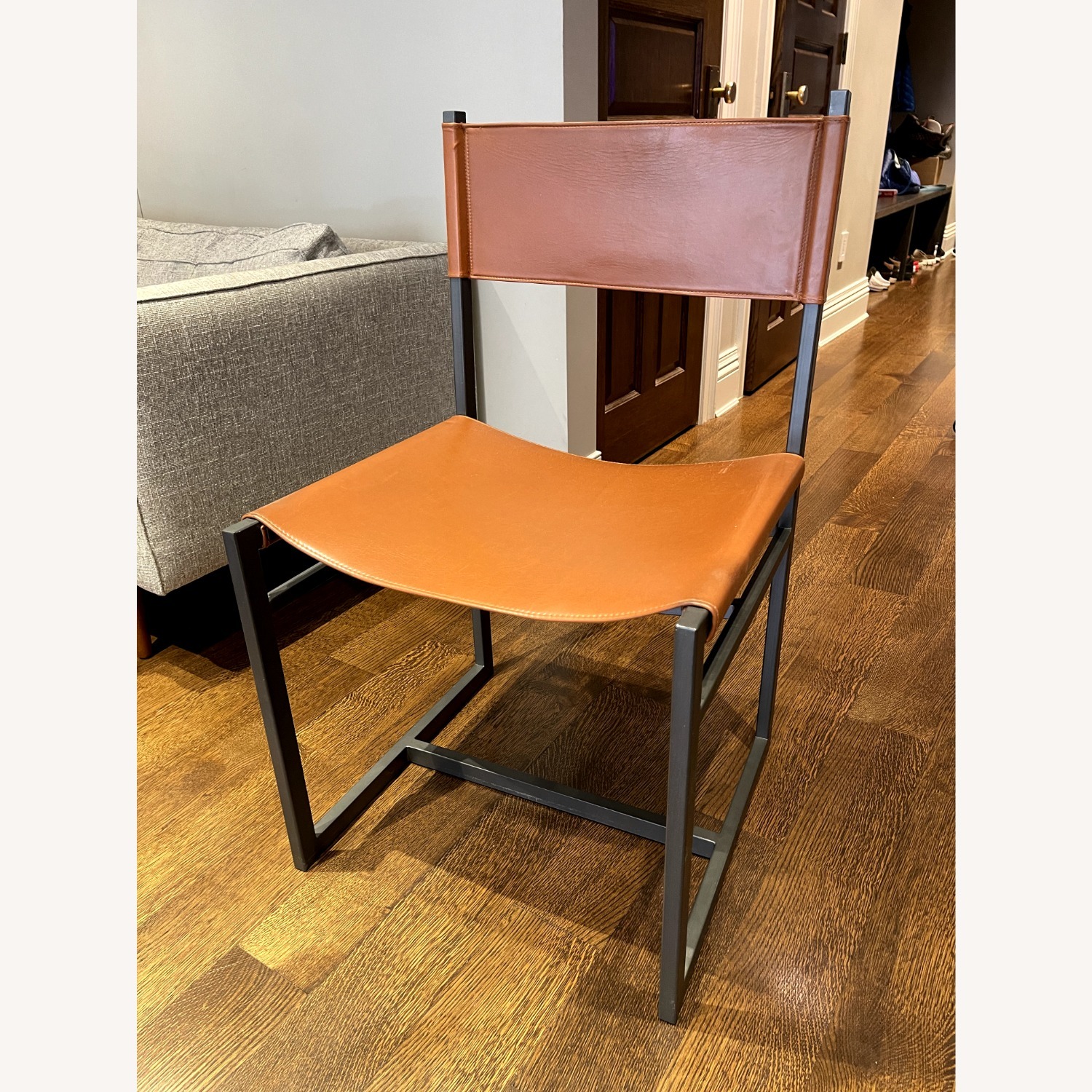 Williams Sonoma Navarro Leather Dining Chair - image-1