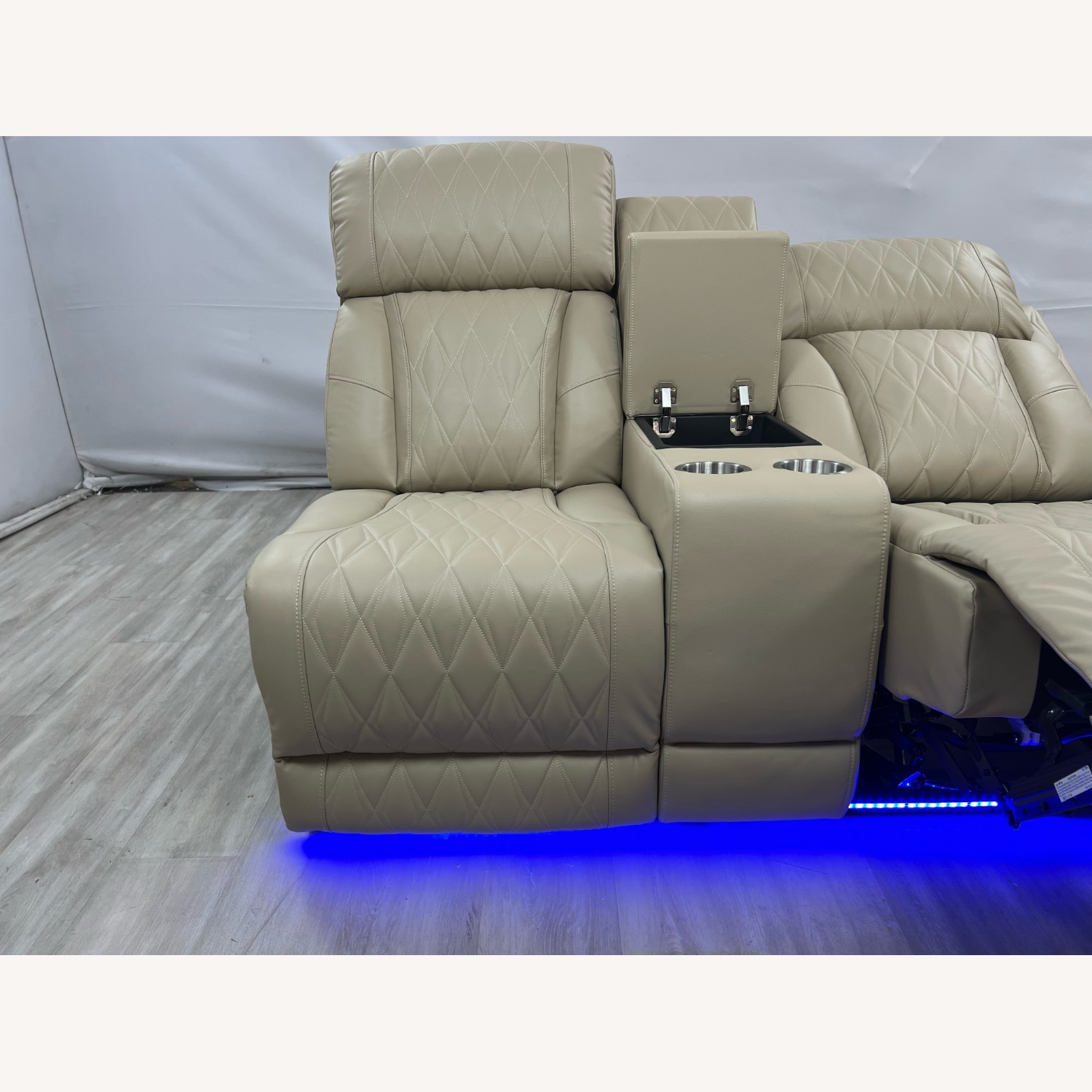 Latitude Run Power Leather Reclining Sofa - image-8