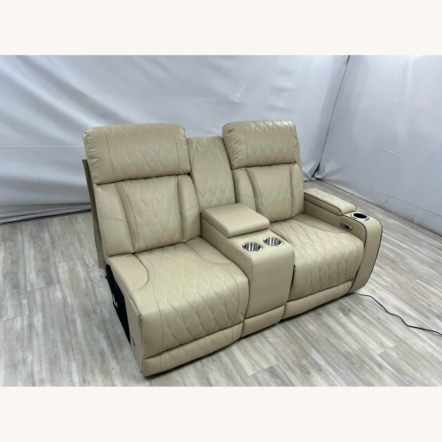 Latitude Run Power Leather Reclining Sofa - image-3