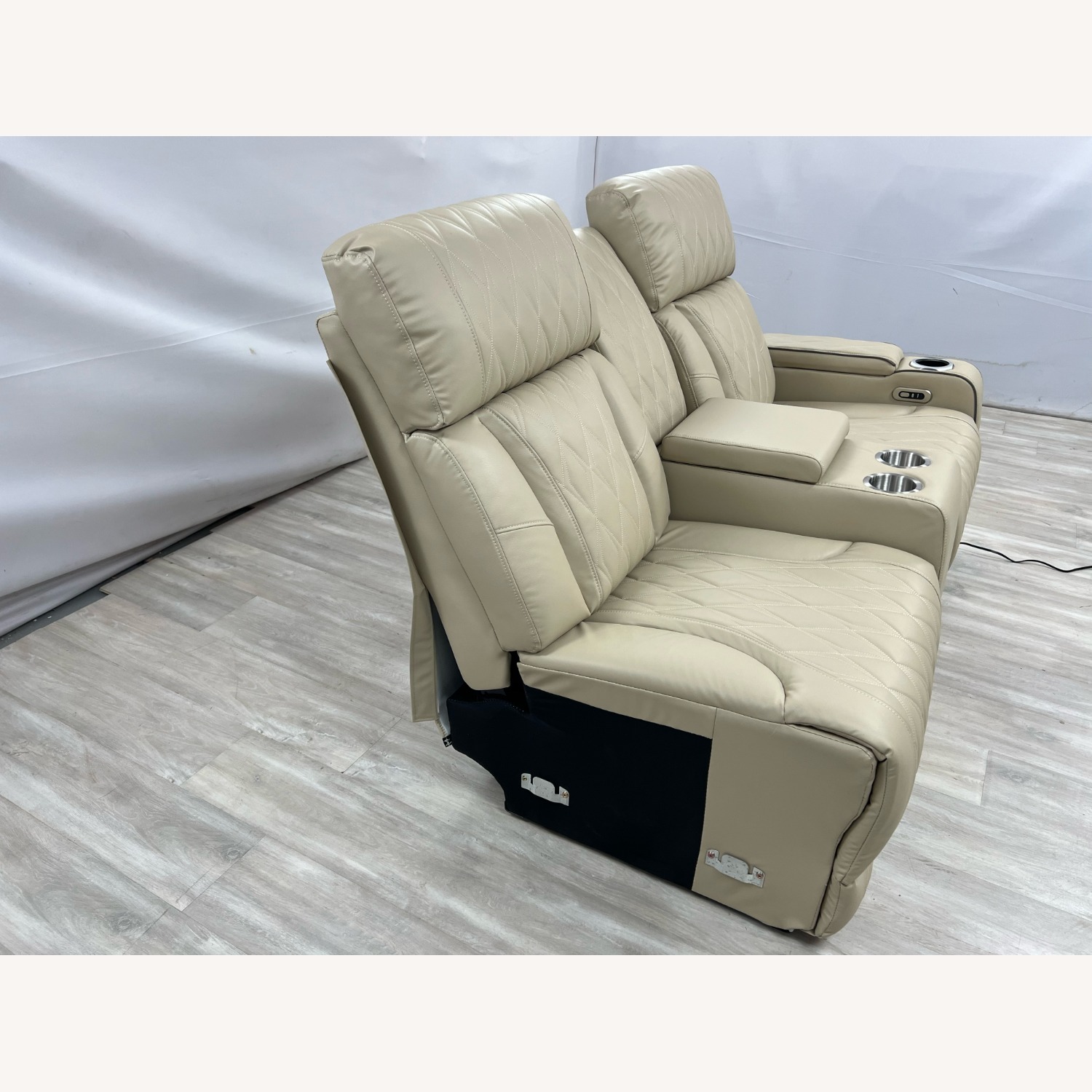 Latitude Run Power Leather Reclining Sofa - image-4