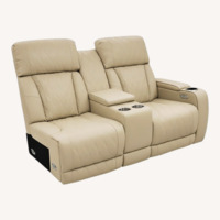 Latitude Run Power Leather Reclining Sofa