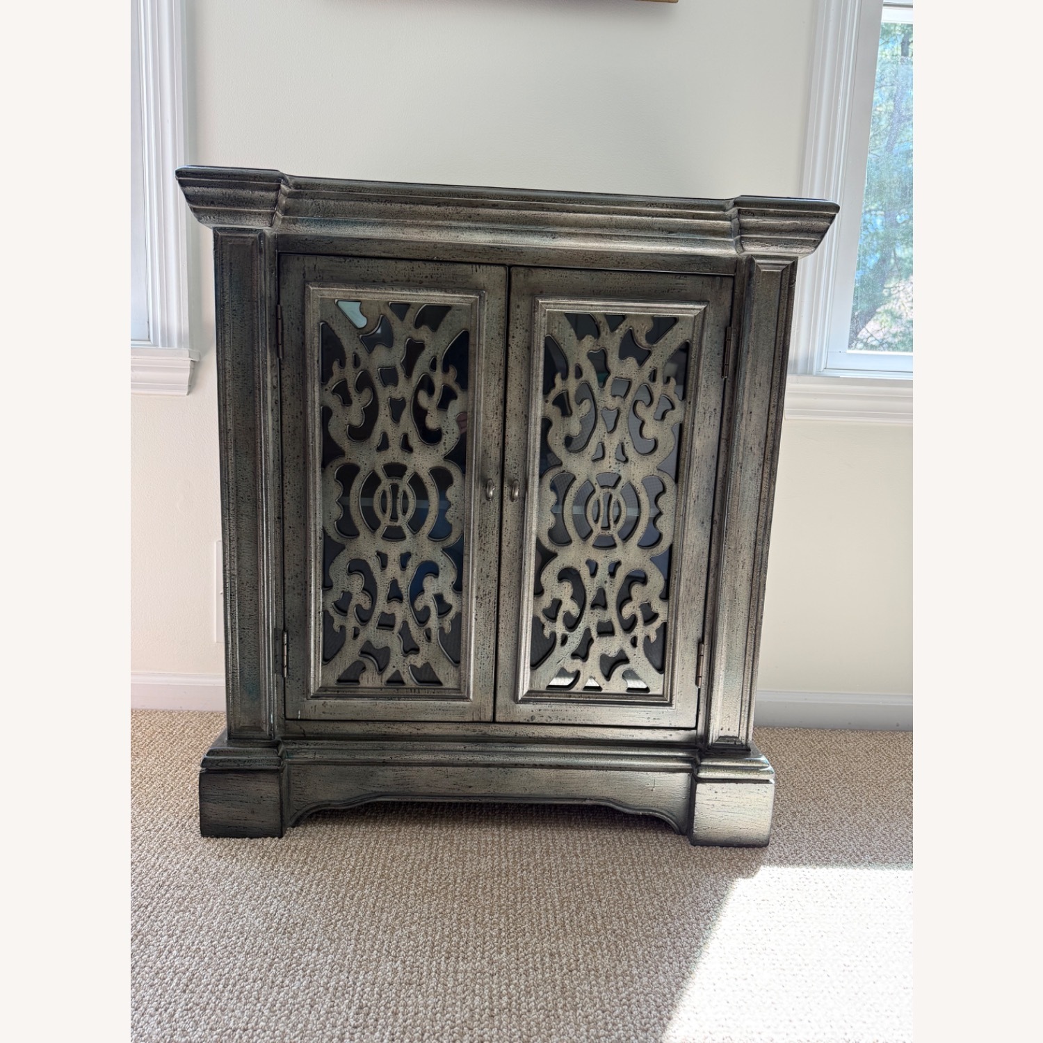 Raymour & Flanigan Green Sideboard - image-1