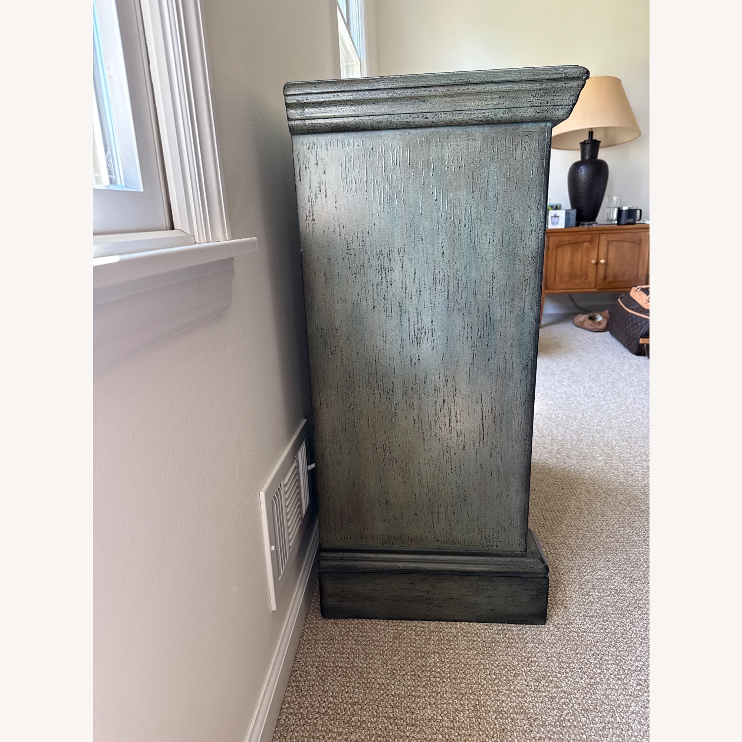 Raymour & Flanigan Green Sideboard - image-3