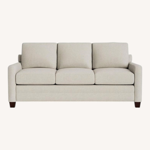 Used Bassett Carolina Natural Fabric Sleeper Sofa for sale on AptDeco