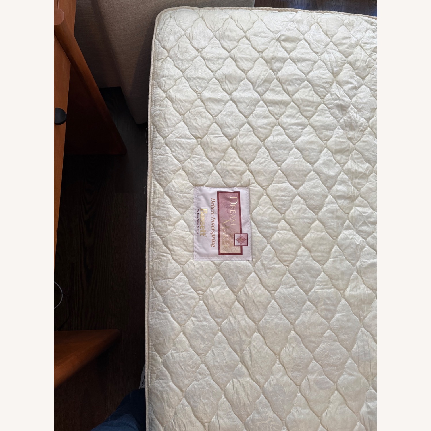 Bassett Carolina Natural Fabric Sleeper Sofa - image-3