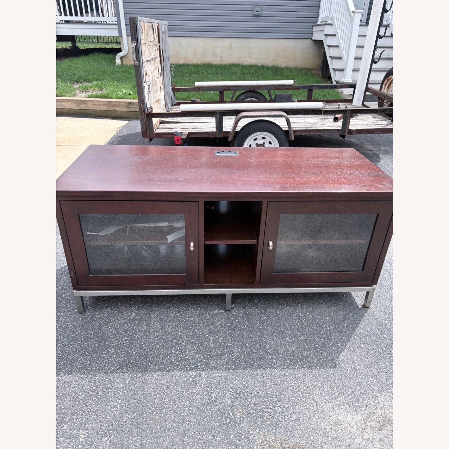 Ethan Allen Media Cabinet  - image-1