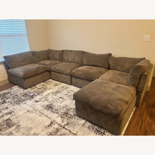 Used Wayfair  98" Wide Symmetrical Modular Corner Sectional  for sale on AptDeco