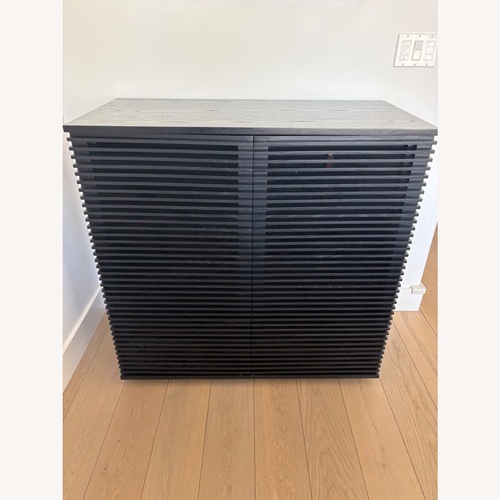 Used Design Within Reach Line Black Wood Sideboard for sale on AptDeco