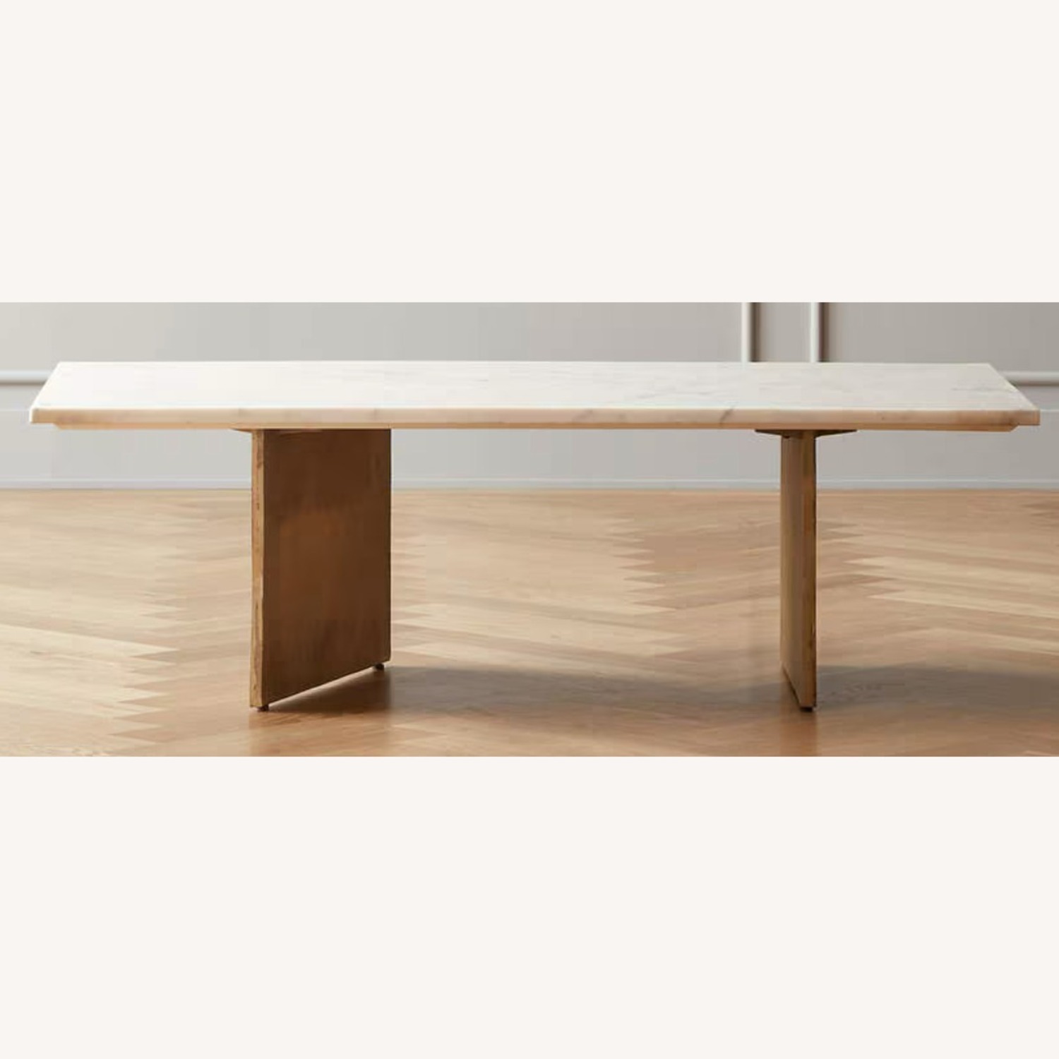 CB2 Oblique Marble Coffee Table - image-2