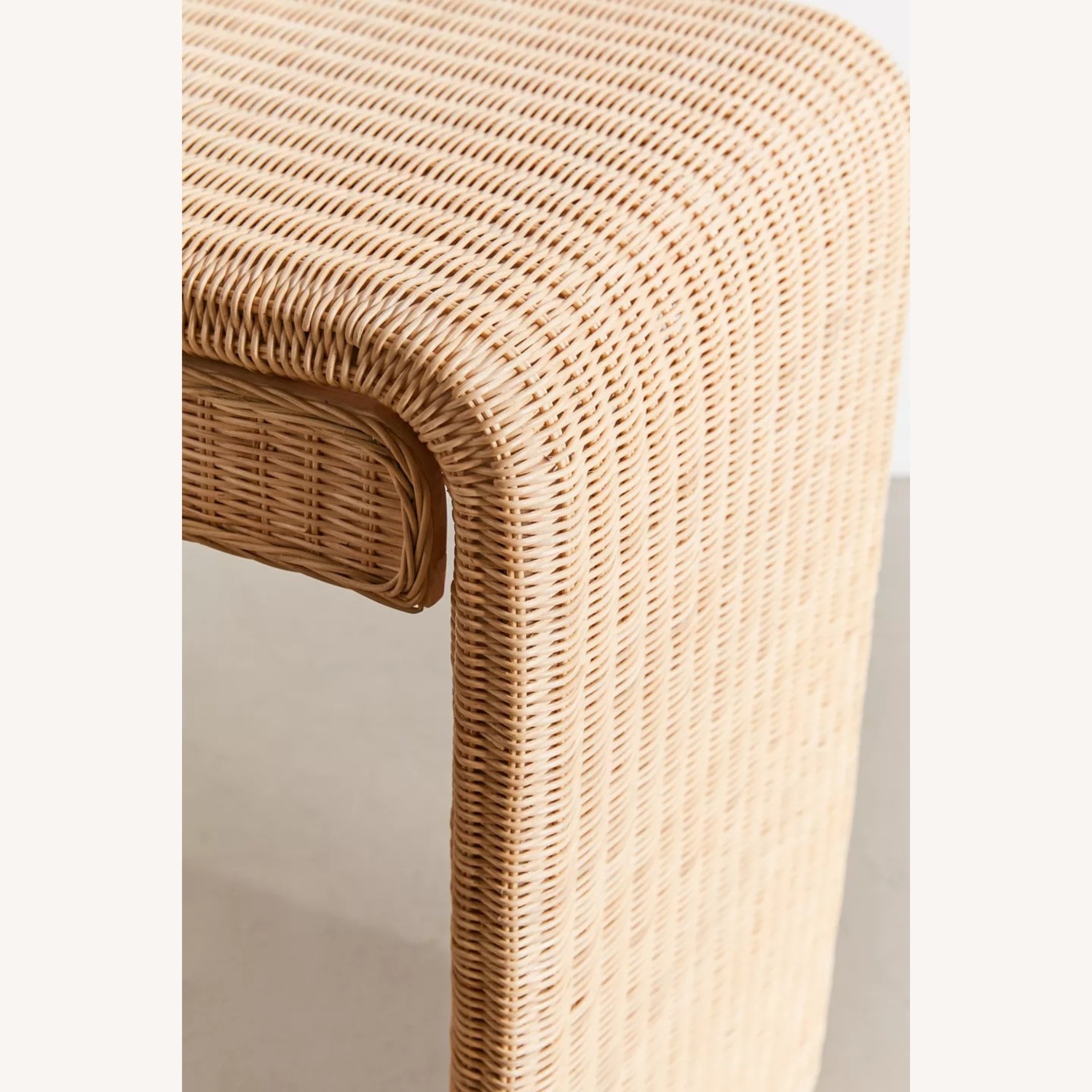 Urban Outfitters Light Brown Marisol Rattan Desk - image-8