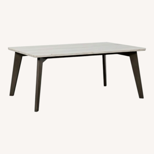 Used Havertys Avalon Marble Dining Table for sale on AptDeco