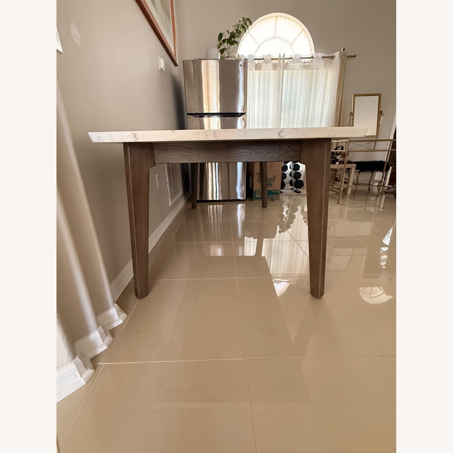 Havertys Avalon Marble Dining Table - image-4